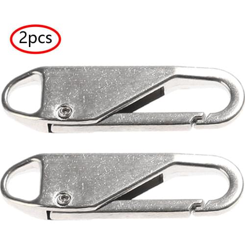 Zipper Slider Head Vintage Metal Zippers Instant Repair Kits Backpack Luggage Zip DIY Purse Handbag Zip Fastener Bag Accessories
