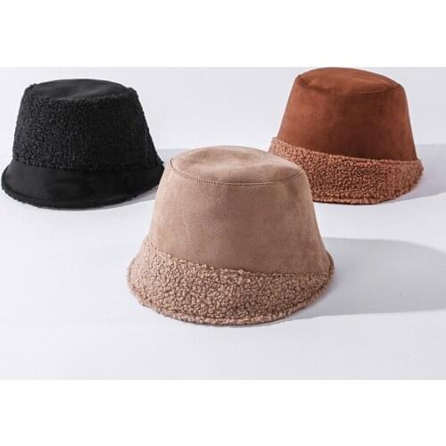 Womens Winter Bucket Hat Women Autumn Lady Streetwear Hats Bucket Hat Gifts