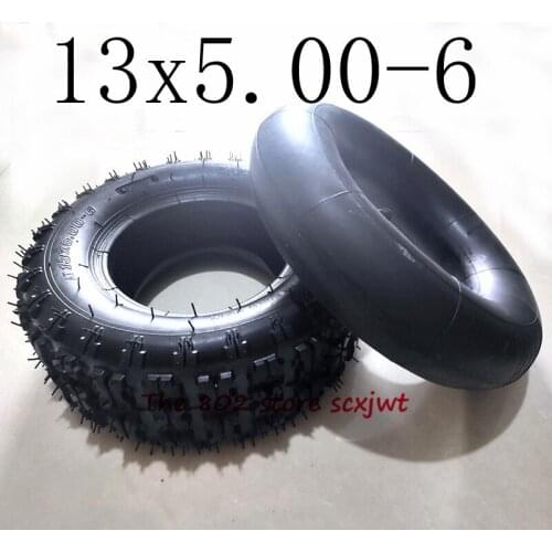 GOOD QUALITY 13x5.00-6 Tyre Inner and Outer Tires 13*5.00-6 Tyre Karting Electric Scooter Agricultural Snow Sweeper Golf Parts