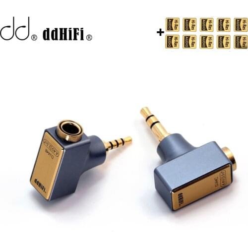 DD ddHiFi DJ44B DJ44C Female 4.4 Balanced Adapter for 4.4mm Earphone Cable From Brands Such as Astell&Kern, FiiO, etc