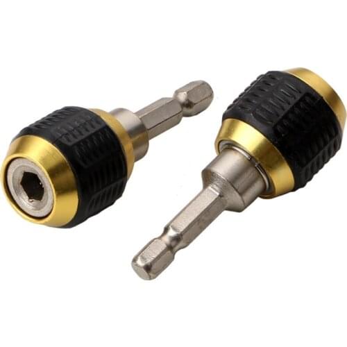 60mm Keyless Drill Chuck Screwdriver Impact Driver Adaptor 1/4 '' Hex Shank Drill Bit Tool Quick Change Convertor Adapter