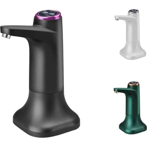 SANQ Electric Water Bottle Pump with Base USB Water Dispenser Portable Automatic Water Pump Bucket Bottle Dispenser
