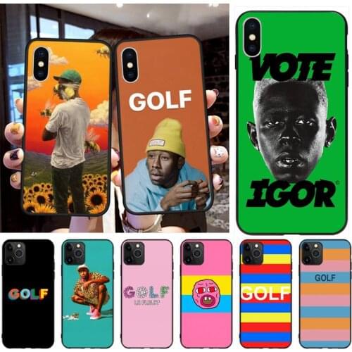 Tyler the creator Golf bees black Phone Case Hull for iphone 12 pro max 11 pro XS MAX 8 7 6 6S Plus X 5S SE 2020 XR case