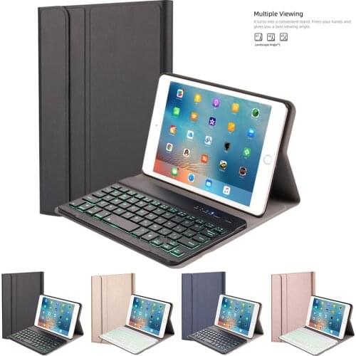 For Ipad Air 4 case Keyboard Pro9.7 keypad Apple iPad pouch 10.2 2019 2020 Air 2 3 Pro 9.7 10.5 11 Mini 1 2 3 4 5 Backlit