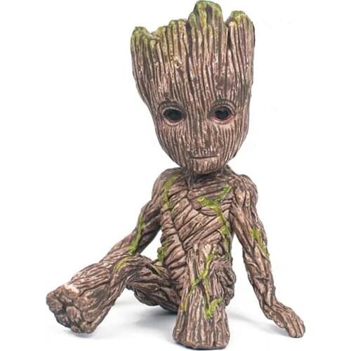 6CM Disney Guardians Of The Galaxy Tree Man Groot Action Toys Figure Doll Model Cartoon Movie Marvel Avengers Mini Groot Gift