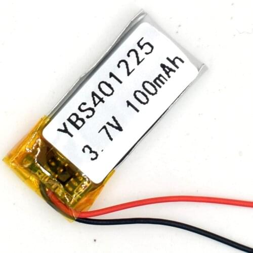 3.7V 100 mAh 401225 Li-Polymer Rechargeable Battery Li Po ion for GPS Bluetooth MP3 MP4 041225