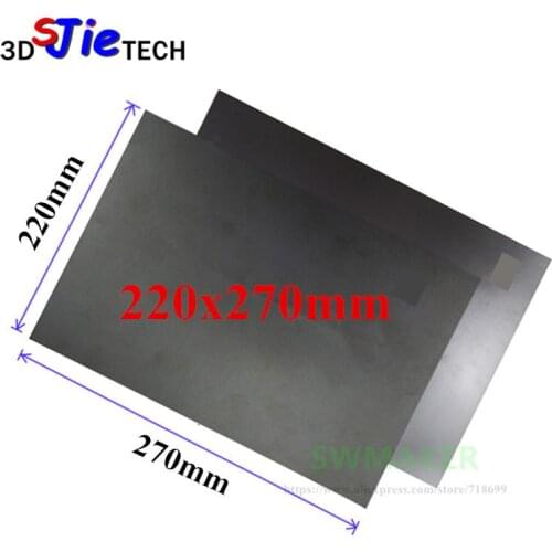 220x270mm Magnetic Adhesive Print Bed Tape Print Sticker Surface Flex Plate black build tape for Anet E10 3D Printer