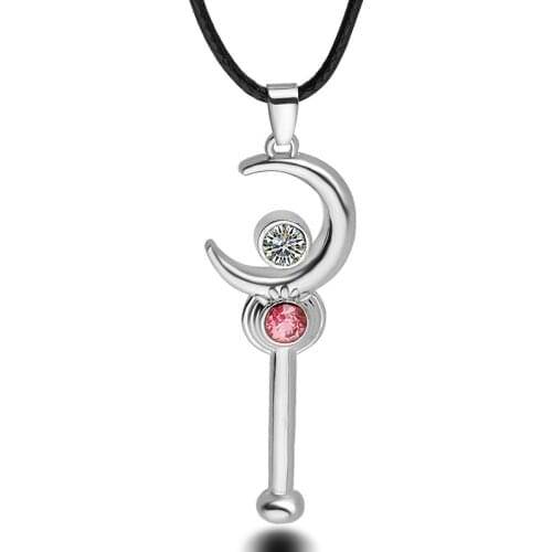 MIQIAO Japanese Korean Girls Cute Sailor Moon Star Sceptre Choker Collier Goth Jewelry Chain Necklace Women Fashion Accessories