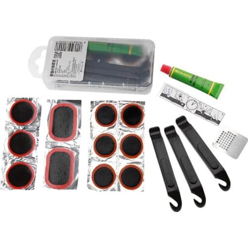 Multi-color Bike Bicycle Cycling Flat Tire Repair Kit Tool Set Kit Patch Rubber Portable Bicycle Repair Tool Kit Free Shipping