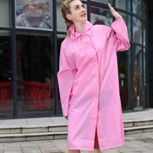 Fashion Women Jacket Raincoat Scooter Motorcycle Hiking Plastic Bike Raincoat Pvc Motorcycle Gabardina Mujer Rain Gear BY50YY