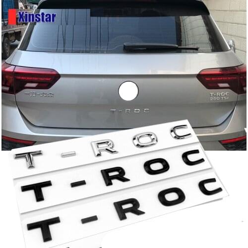 ABS Car Rear Sticker For Volkswagen T-Roc TROC