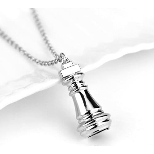 No Game No Life Sora Shiro Chess Logo Metal Necklace Pendant Fashion necklace Jewelry Accessories Gift For Men Women