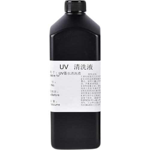 New 500ML/Bottle UV Cleaning Liquid For Epson Roland Mimaki UV Modified Printer Cleaning Fluid Printhead Cleaning Solution