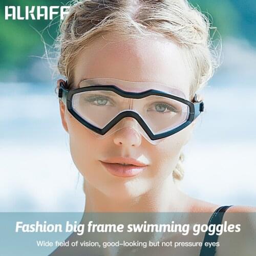 2021 New Professional Waterproof Plating Clear Double Anti-fog Swim Glasses Anti-UV Men Women Adult E swimming goggles with case