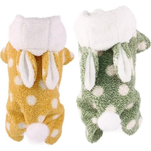 Chihuahua Clothing Dog Coat Jacket Overalls For Dogs Pug Clothes Suit Winter Dog Clothes Fleece Jackets Hoodies Four-legged