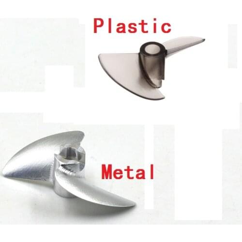 Plastic or Metal Feilun FT011-10 Propeller For FT011 RC Boat Parts Accessories R/C Spare Parts