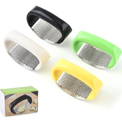 Kitchen Gadgets Garlic Presses Crusher Manual Hand Held Press Device Stainless Steel Vegetable Fruit Tool Cocina Accessories