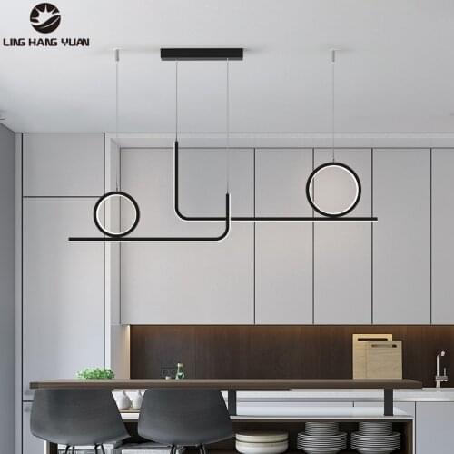 Modern Home Pendant Light Led Lustre 110V 220V 100cm Chandelier Pendant Lamp for Dining room Kitchen Living room Light Fixtures