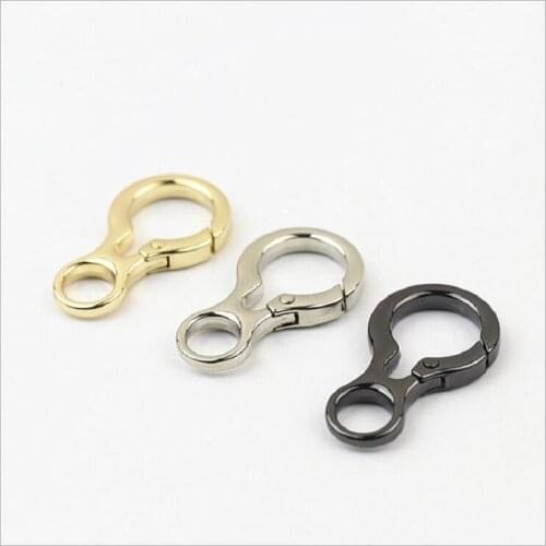 10pcs new luggage handbags metal accessories bag with chain adjustment buckle opening spring ring connection hook buckle