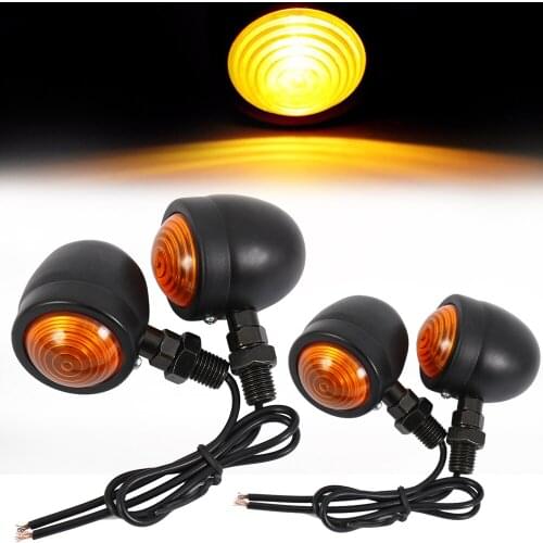 2PCS Universal LED Motorcycle Turn Signal 12v High quality Sequential Amber Flasher Indicator Blinker Rear Lights Accessories