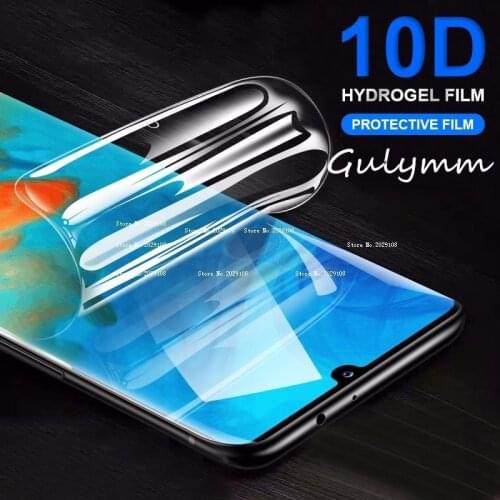 New 10D Screen Protector For Huawei Mate 20 P 40 20 30 Lite Pro Soft Screen Protector For Honor 9 10 8X 8C 8A Lite Hydrogel Film