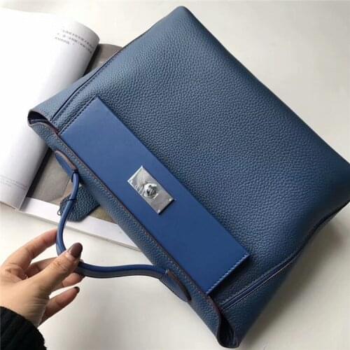 2021 new womens bags Genuine leather handbags temperament fashion design shoulder bag large capacity fashion handbag