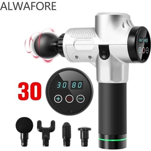 LCD Display Massage Gun Muscle Relax Body Relaxation Body Neck Massage Exercising Relaxation Slimming Shaping Pain Relief