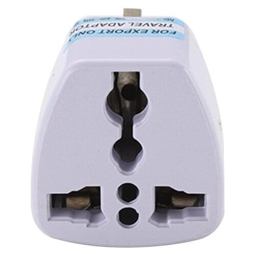 1Pcs Portable Electric Universal Power UK To EU Euro Wall Adapter Converter Socket UK Pakistan Malaysia Maldives Power Plug