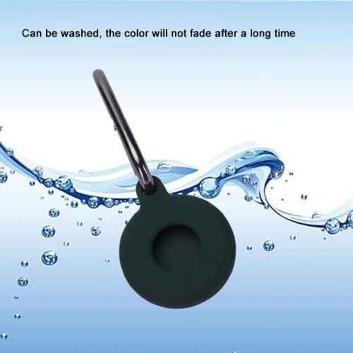 16 Colors Retainer Cases For Apple Airtags Location Trackers Hanging Durable Solid Silicone Buckle Antilost Protective Covers