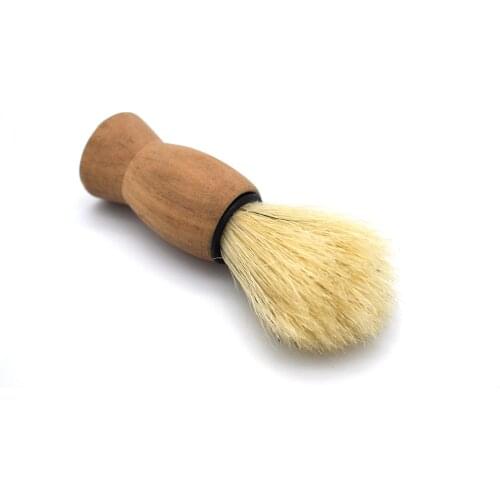 7.5*2.5 cm Wood Handle Badger Hair Beard Shaving Brush For Men Mustache Barber Tool Cheap