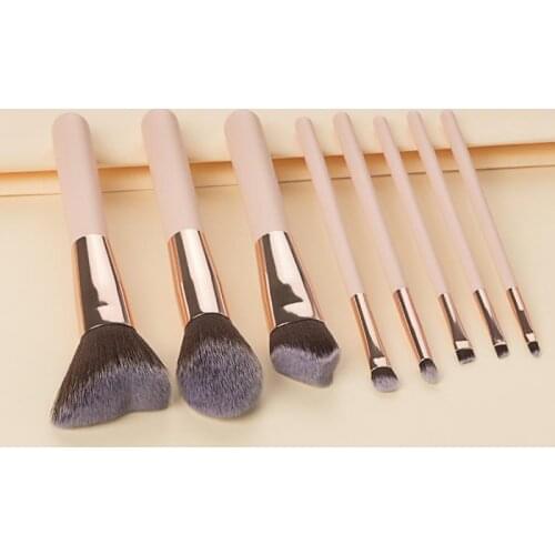 8pcs Makeup Brushes Professional Cosmetic Powder Lip Highlighter Foundation Eyeshadow Blending Contouring Brush Makeup Tools