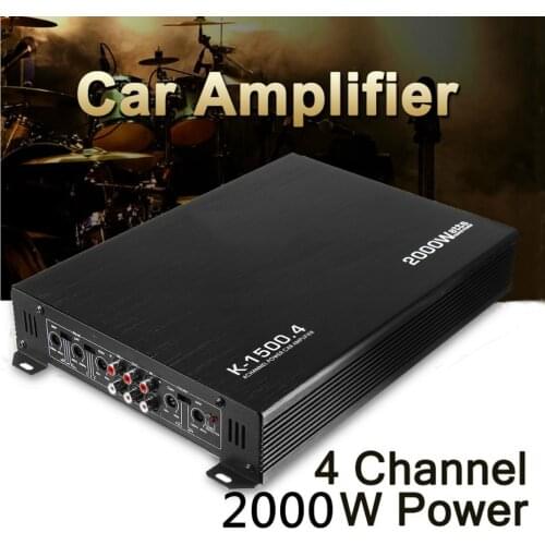 AIYIMA 4 Channel 2000W Power Car Amplifier HIFI Auto Stereo Bass Sound Audio Speaker Subwoofer Amplifier DIY For Sound System