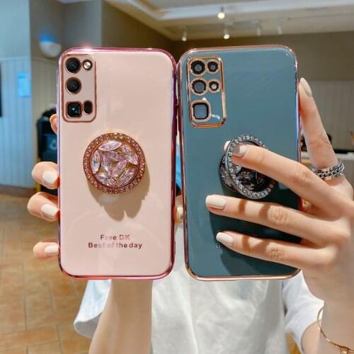 Luxury Plating Phone Case For Huawei P40 Lite E P30 P20 Pro Y8P Y6P Y7P Honor 10X lite 9X 9A 9C 30 20 Pro 20S 30S Soft Case