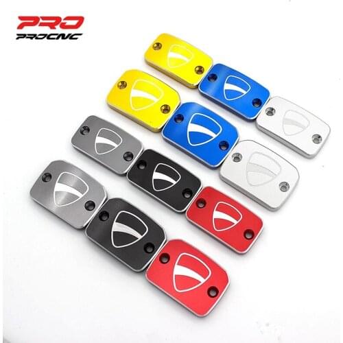 For Ducati Monster 600 695 696 S2R 800 795 796 759 CNC Aluminum Motorcycle Front Brake Fluid Reservoir Cover Cap