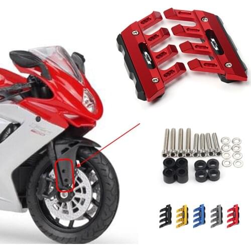 For MV Agusta F3 800/GELEDEN/RC Motorcycle CNC Accessories Mudguard Side Protection Block Front Fender Anti-Fall Slider