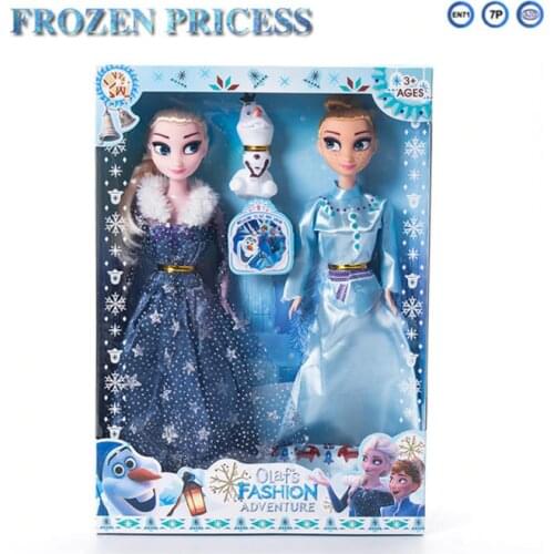 Disney Frozen 2 Elsa Anna Figure Princess Doll Toys with Accessories Frozen Girls Collection Dolls Kids Christmas Gifts