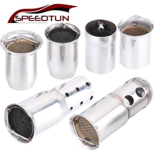 SPEEDWOW 51/60mm Motorcycle Exhaust Muffler DB Killer Silencer DB Defender Exhaust Pipe Baffte Silencer For Honda Suzuki BMW