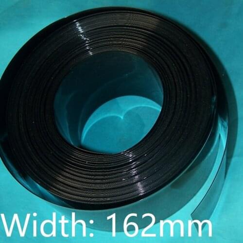 Width 162mm (Diameter 103mm) Lipo Battery Wrap PVC Heat Shrink Tubing Insulated Case Sleeve Protection Cover Flat Pack Black