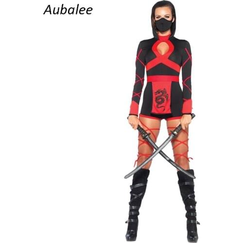 Sexy Women ninja Warrior Costume Halloween Carnival Costume Ninja Killer Cosplay Female Japanese Cartoon Fancy Dress