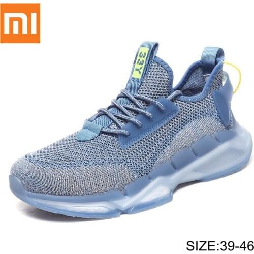 2021 Xiaomi Sneakers Summer Breathable Men Sport Shoes Fashion Street Style High Elasticity Adult Man Casual Shoes Sneaker