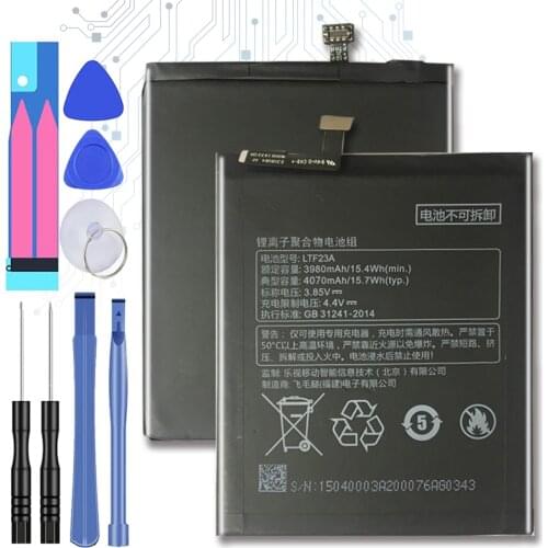 Free Tools Real LTF23A 4070mAh Battery For Letv LeEco Le Pro 3 Pro3 X720 X722 X728 Battery Replacement Bateria Batteries