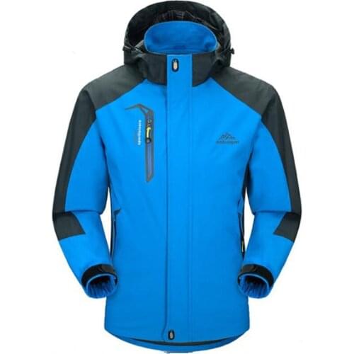 Jaqueta masculina Winter Jacket Men Army Windproof Hood Breathable mens jackets and coats Windbreak Coat Plus Size L-5XL