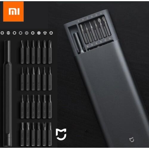 Xiaomi Mijia Daily Use Screw Kit 24 Precision Magnetic Bits Alluminum Box Screw Driver xiaomi smart home Kit