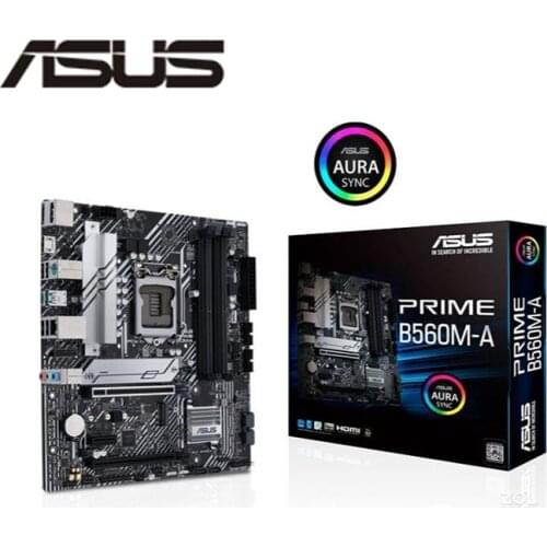 NEW For ASUS PRIME B560M-A Motherboard Socket LGA 1200 DDR4 M.2 nvme ssd For Intel B560 Original Desktop Mainboard