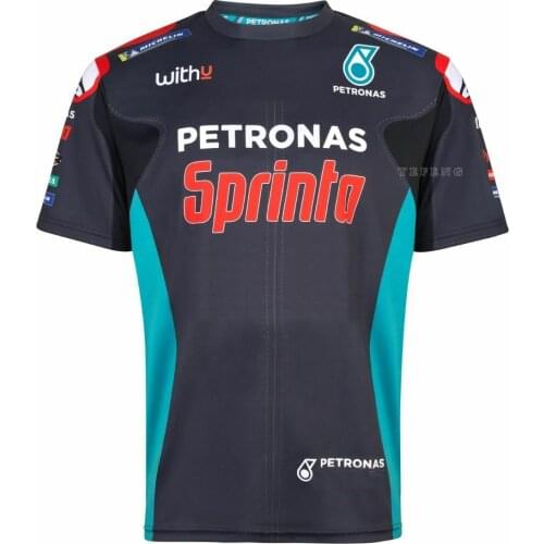 NEW 2021 Season Petronas Printed For Yamaha T-Shirt Ractory Racing Team Motocross Clothing Jerseys