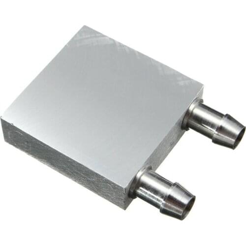 Primary Aluminum alloy Water Cooling Block 40x40mm for Liquid Water Cooler Heat Sink System Silver Use For PC Laptop CPU