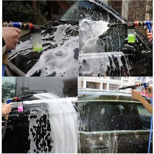 Clean water gun Garden water gun High pressure foam High pressure gun head Total copper Water pipe Suit household Car cleaning