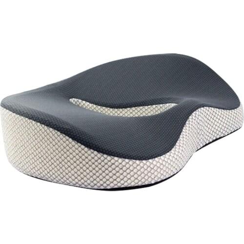 SAIEN Memory Foam Cushion Hemorrhoids Cushion Office and Home Seat Cushion Coccyx Memory Foam Chair Orthopedic Pillow