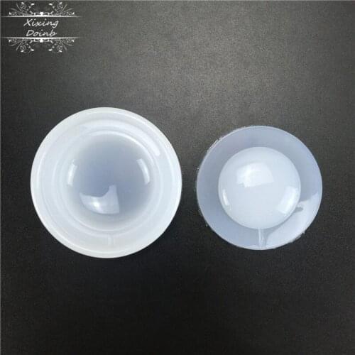 DIY hollow semicircle resin mold 3D chocolate jelly silicone mold cake decoration tool crystal drop glue making tool
