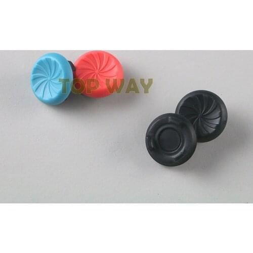 40pcs/lot For switch analog button extenders rubber joystick extender cap for ns switch controller gamepad with package